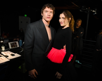 Keywords: connor;storrie;public;appearances;events;2026;sag;aftra;awards;shrine;auditorium;los;angeles;la;california;katheryn;Hahn;present;expo;hall;backstage