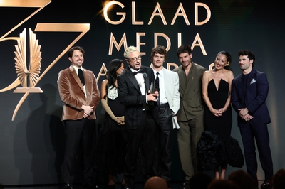 Click to view full size image
==============
Keywords: connor;storrie;public;appearances;events;2026;glaad;media;awards;show Keywords: connor;storrie;public;appearances;events;2026;glaad;media;awards;show