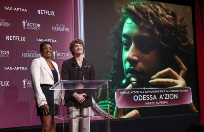 Click to view full size image
==============
Keywords: connor;storrie;public;appearnces;2026;actor;awards;sag;aftra;los;angeles;la;32nd;california;on;stage;show;presents Keywords: connor;storrie;public;appearnces;2026;actor;awards;sag;aftra;los;angeles;la;32nd;california;on;stage;show;presents