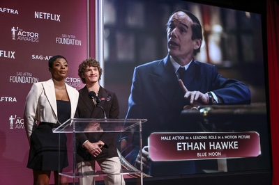 Click to view full size image
==============
Keywords: connor;storrie;public;appearnces;2026;actor;awards;sag;aftra;los;angeles;la;32nd;california;on;stage;show;presents Keywords: connor;storrie;public;appearnces;2026;actor;awards;sag;aftra;los;angeles;la;32nd;california;on;stage;show;presents