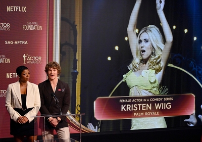 Click to view full size image
==============
Keywords: connor;storrie;public;appearnces;2026;actor;awards;sag;aftra;los;angeles;la;32nd;california;on;stage;show;presents Keywords: connor;storrie;public;appearnces;2026;actor;awards;sag;aftra;los;angeles;la;32nd;california;on;stage;show;presents