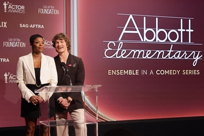 Click to view full size image
==============
Keywords: connor;storrie;public;appearnces;2026;actor;awards;sag;aftra;los;angeles;la;32nd;california;on;stage;show;presents Keywords: connor;storrie;public;appearnces;2026;actor;awards;sag;aftra;los;angeles;la;32nd;california;on;stage;show;presents
