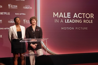 Click to view full size image
==============
Keywords: connor;storrie;public;appearnces;2026;actor;awards;sag;aftra;los;angeles;la;32nd;california;on;stage;show;presents Keywords: connor;storrie;public;appearnces;2026;actor;awards;sag;aftra;los;angeles;la;32nd;california;on;stage;show;presents