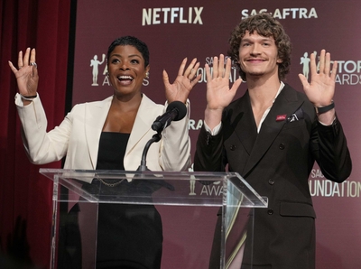 Click to view full size image
==============
Keywords: connor;storrie;public;appearnces;2026;actor;awards;sag;aftra;los;angeles;la;32nd;california;on;stage;show;presents Keywords: connor;storrie;public;appearnces;2026;actor;awards;sag;aftra;los;angeles;la;32nd;california;on;stage;show;presents