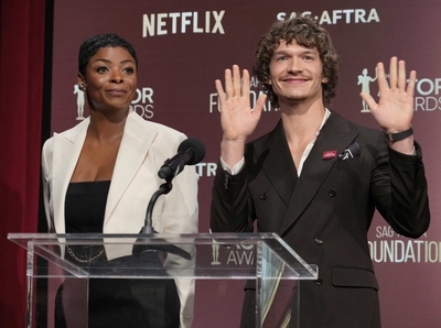 Click to view full size image
==============
Keywords: connor;storrie;public;appearnces;2026;actor;awards;sag;aftra;los;angeles;la;32nd;california;on;stage;show;presents Keywords: connor;storrie;public;appearnces;2026;actor;awards;sag;aftra;los;angeles;la;32nd;california;on;stage;show;presents