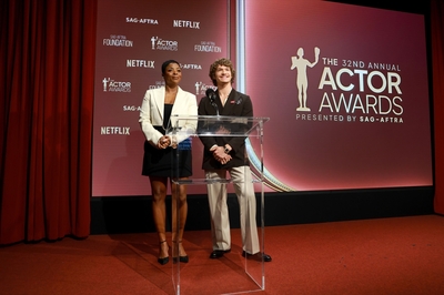 Keywords: connor;storrie;public;appearnces;2026;actor;awards;sag;aftra;los;angeles;la;32nd;california;on;stage;show;presents