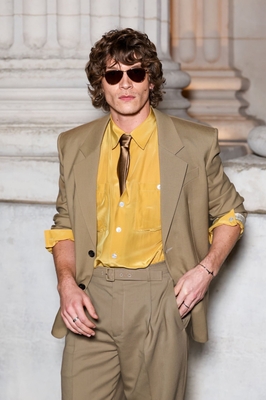 Keywords: connor;storrie;public;appearnces;2026;saint;laurent;photocall;paris;fashion;week;fall;winter;2027;paris;france