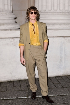 Keywords: connor;storrie;public;appearnces;2026;saint;laurent;photocall;paris;fashion;week;fall;winter;2027;paris;france